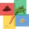 Flexible Plastic Cutting Boards for Kitchen, 4 Translucent Colors Cutting Mats 15 x 12 In, BPA-Free, Non-Porous, Dishwasher Safe, Set of 4